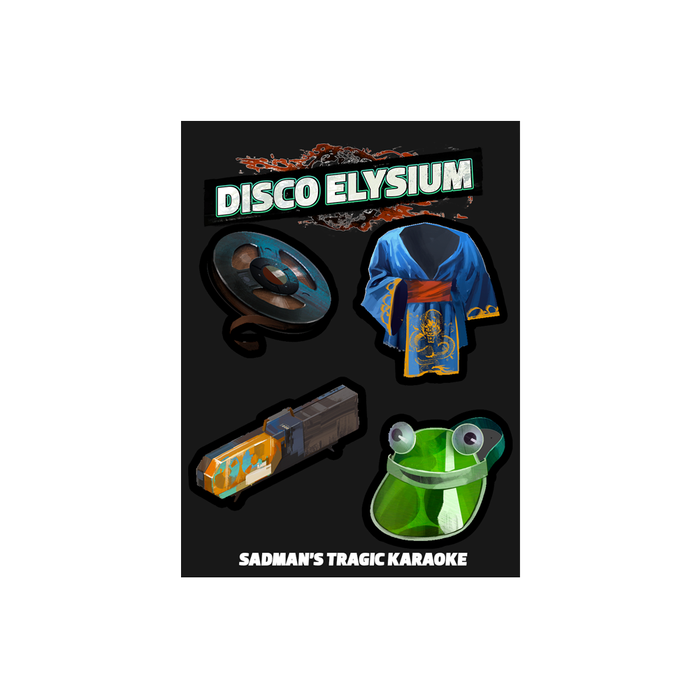 SADMAN'S TRAGIC KARAOKE PIN SET - Official Disco | Disco Elysium US