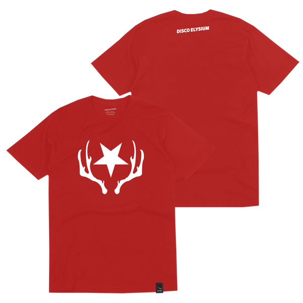 STAR & ANTLERS RED T-SHIRT