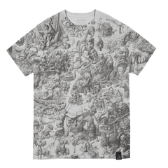 THOUGHT CABINET GRAYSCALE T-SHIRT